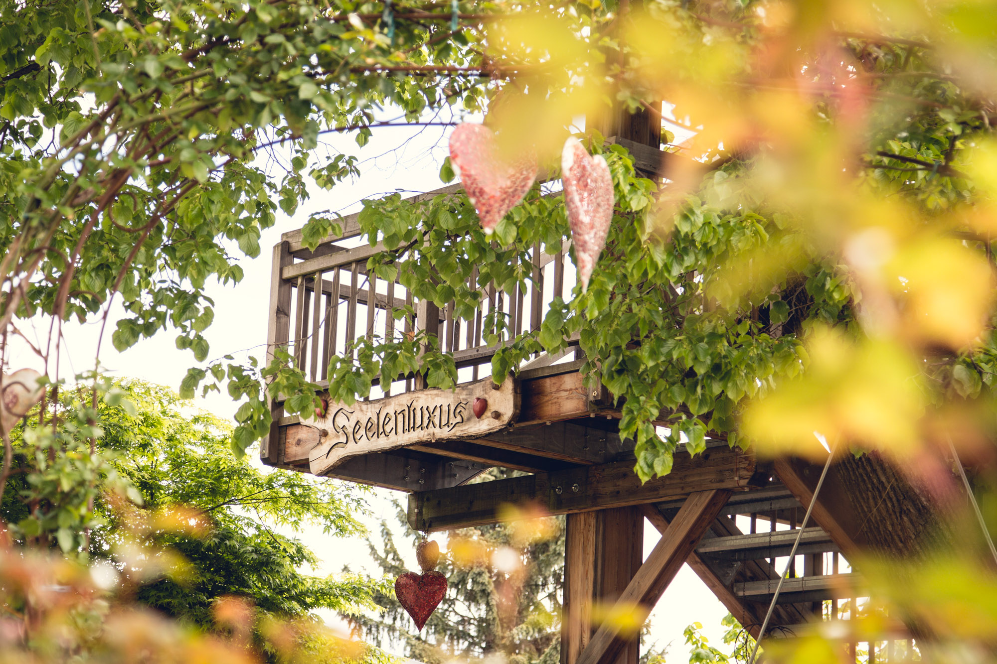Übernachten im Baumhaus Übernachten im Baumhaus