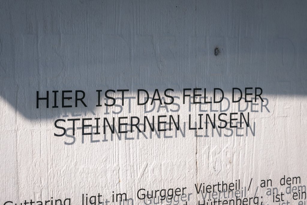 Steinerne Linsen in Guttaring