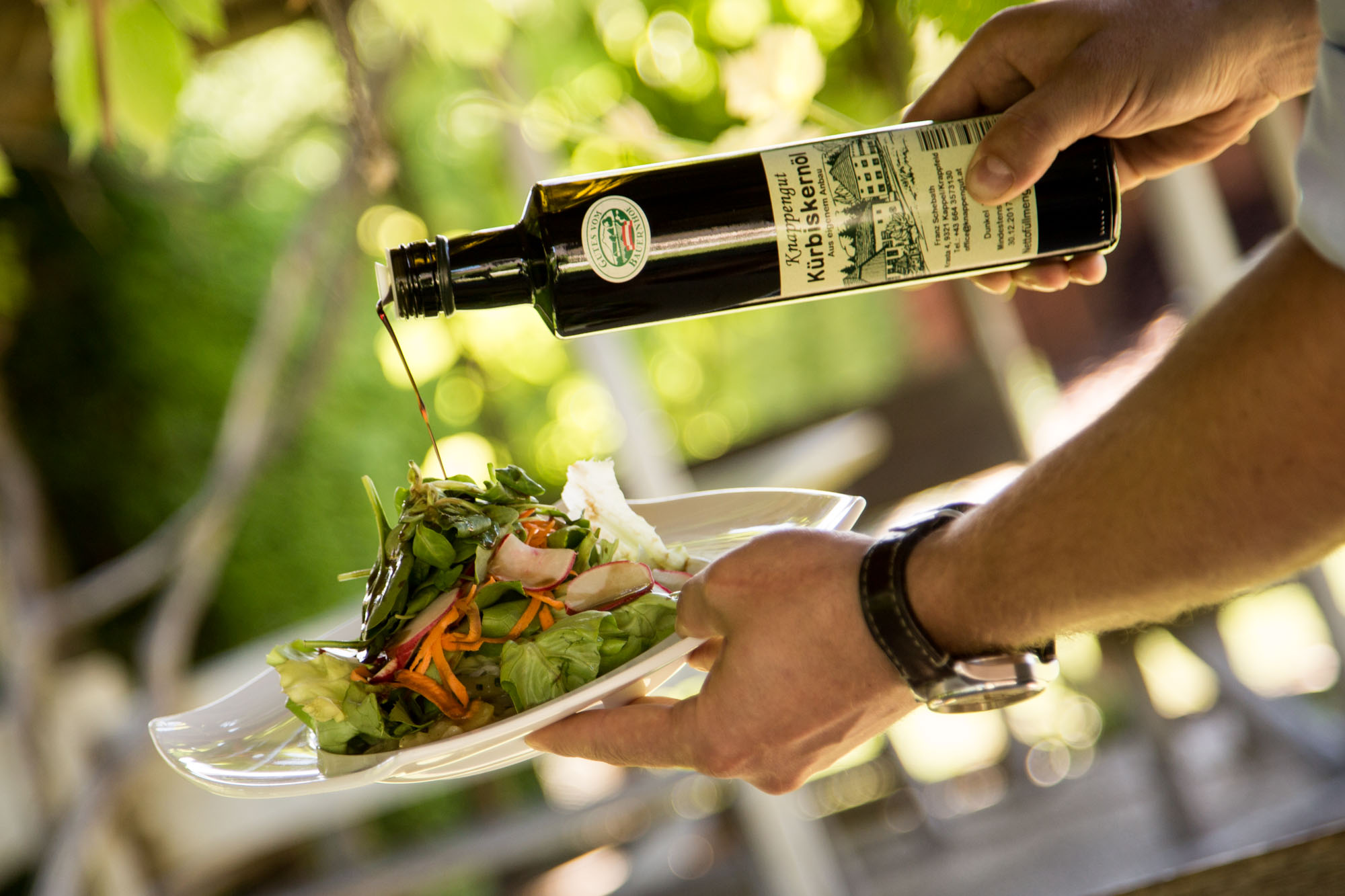 Knappengut – Familie Schebath - Kürbiskernöl