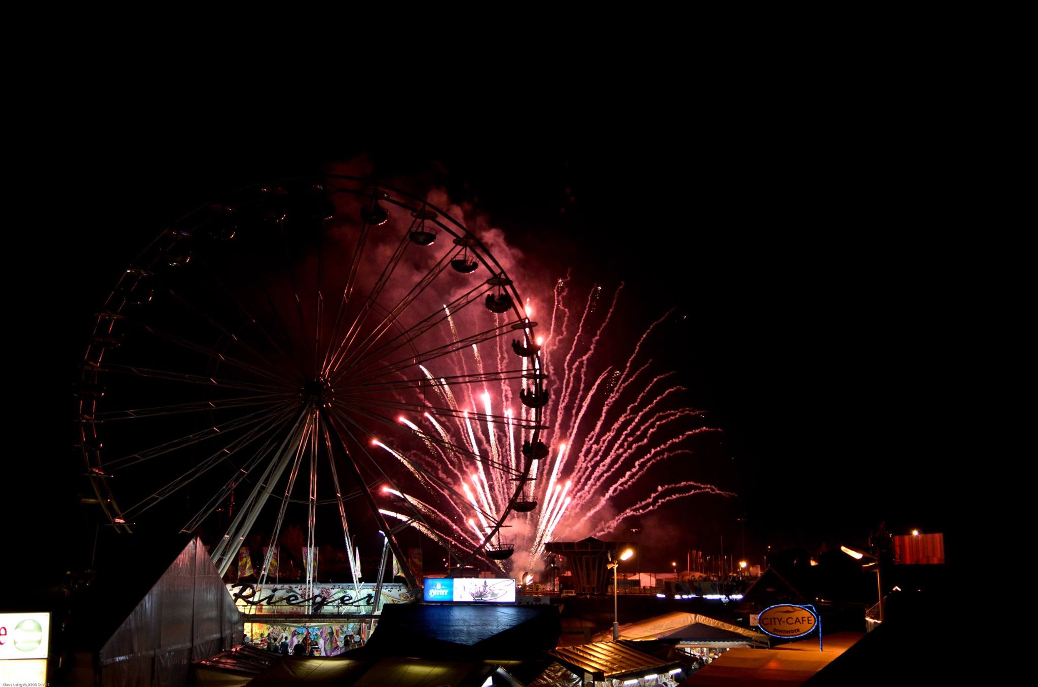 Feuerwerk am Wiesenmarkt-Mittwoch