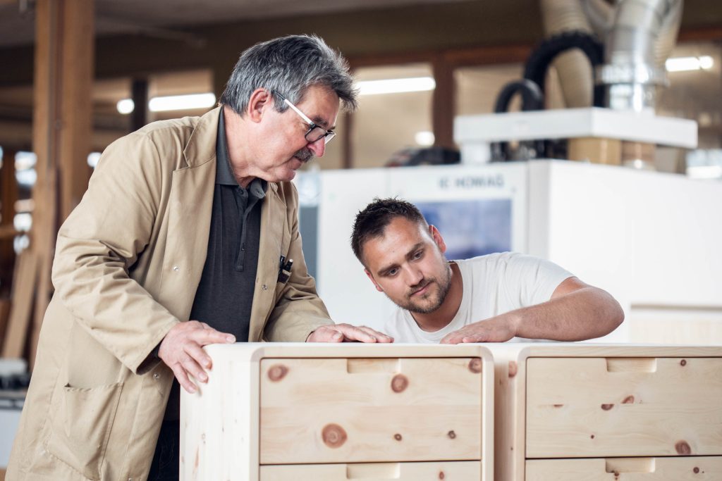 Zirbenherz® - Fertigung