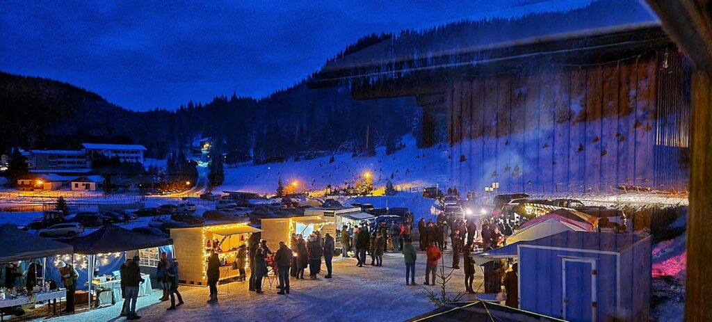 Christkindlmarkt auf der Flattnitz - Das Panorama